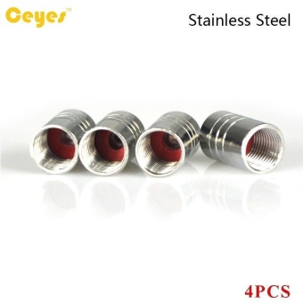 Car Wheel Tire Valves Tyre Stem Air Caps Cover Case For All Carsemblem Auto Accessories Car-stying Stainless Steel 4pcs/set - Intl June 2018 - 4 Car Wheel Tire Valves Tyre Stem Air Caps Cover case for All Carsemblem auto accessories Car-stying Stainless Steel 4pcs/set - intl - 4