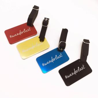 Cava C17MY765RE Wanderlust Aluminum Luggage Tag With PU Strap (Red) June 2018 - 5 Cava C17MY765RE Wanderlust Aluminum Luggage Tag with PU Strap (Red) - 5