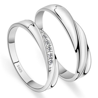 Couple Rings Jewellry 925 Silver Adjustable Lovers Ring Jewelry E016 - Intl June 2018 - 5 Couple Rings Jewellry 925 Silver Adjustable Lovers Ring Jewelry E016 - intl - 5