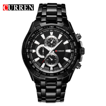 CURREN 8023 Men Watches Quartz Watch Waterproof Black White Gold April 2018 - 4 CURREN 8023 men watches quartz watch waterproof black white gold - 4