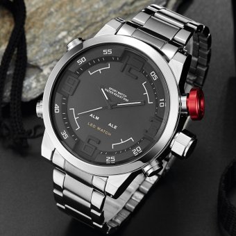 D&D LED Display Men's Silver/Black Stainless Steel WatchOS-AD1608 June 2018 - 3 D&D LED Display Men's Silver/Black Stainless Steel WatchOS-AD1608 - 3