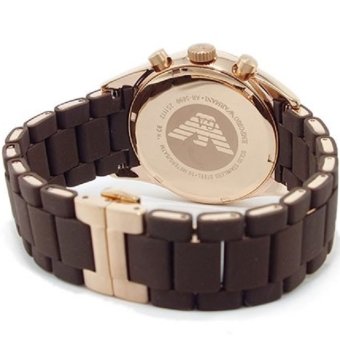 EA Sportivo Unisex Brown Stainless Steel Strap Watch AR5890 June 2018 - 3 EA Sportivo Unisex Brown Stainless Steel Strap Watch AR5890 - 3