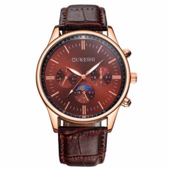 E&E Oukeshi 750 Men's Leather Strap Watch April 2018 - 2 E&E Oukeshi 750 Men's Leather Strap Watch - 2