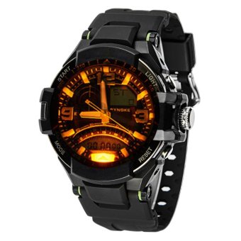 E&E SNK-67876 Men's Multifunctional Diving Waterproof 50MDigital LED Outdoor Sports Rubber Strap Watch Gift Set (Green) June 2018 - 3 E&E SNK-67876 Men's Multifunctional Diving Waterproof 50MDigital LED Outdoor Sports Rubber Strap Watch Gift Set (Green) - 3