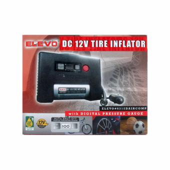 Elevo Dc 12V Tire Inflator With Digital Pressure Gauge AutoShut-off June 2018 - 4 Elevo Dc 12V Tire Inflator With Digital Pressure Gauge AutoShut-off - 4