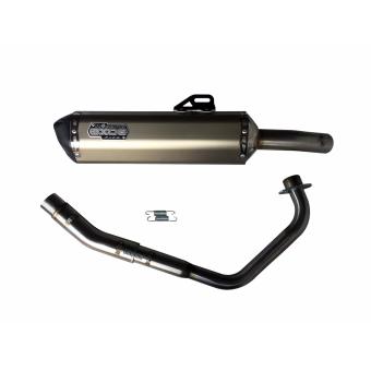 EXOS R6 TFX 150 Full Exhaust System - Titanium Anodized June 2018 - 2 EXOS R6 TFX 150 Full Exhaust System - Titanium Anodized - 2