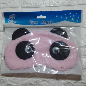 Eye Mask Washable In Panda Pink Giggling Eyes Design May 2018 - 2 Eye Mask washable in Panda Pink giggling eyes design - 2