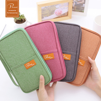 FLORA Newest Travel Organizer Passport Holder Wallet Phone Bag ForMen & Women - Lead Gray - Intl June 2018 - 3 FLORA Newest Travel Organizer Passport Holder Wallet Phone Bag ForMen & Women - Lead gray - intl - 3