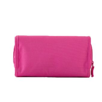 Folded Travel Hanging Cosmetic Organizer Bag (Pink) April 2018 - 2 Folded Travel Hanging Cosmetic Organizer Bag (Pink) - 2