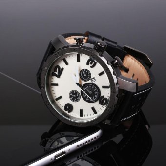 Fossil Luxury Men's Automatic PU Leather Analog Quartz Wrist Watch Gift Silvery - Intl June 2018 - 4 Fossil Luxury Men's Automatic PU Leather Analog Quartz Wrist Watch Gift silvery - intl - 4