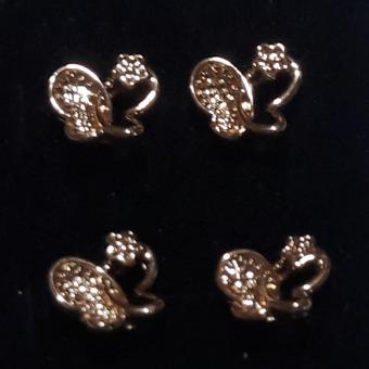 Friendship Korean Earring In Mini Butterfly With Star Design Hypoallergenic (2pairs) April 2018 - 3 Friendship Korean Earring in Mini Butterfly with star design hypoallergenic (2pairs) - 3