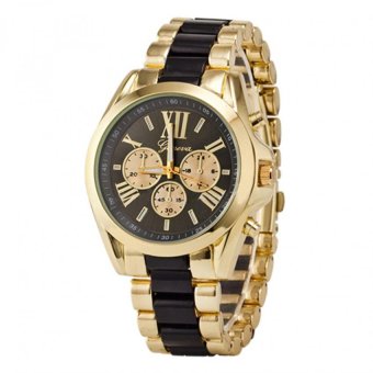 Geneva Three Eyes Strip Women's Two-Tone Stainless Steel StrapWatch 179 (Gold/Black) Set Of 3 April 2018 - 4 Geneva Three Eyes Strip Women's Two-Tone Stainless Steel StrapWatch 179 (Gold/Black) Set Of 3 - 4