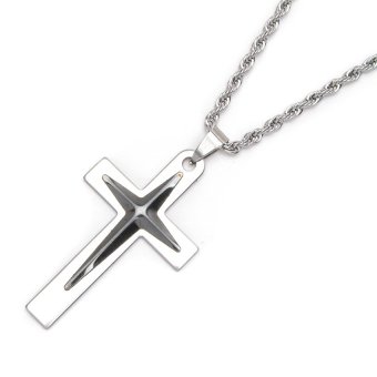 Glamorosa Latin Cross Necklace (Silver) June 2018 - 3 Glamorosa Latin Cross Necklace (Silver) - 3