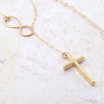 Golden Infinity Cross Necklace June 2018 - 3 Golden Infinity Cross Necklace - 3