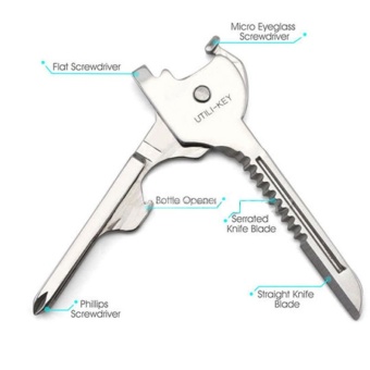 GoSport Multifunction 6-in-1 Stainless Steel Keychain Key Holder(Silver) - Intl July 2018 - 4 GoSport Multifunction 6-in-1 Stainless Steel Keychain Key Holder(Silver) - intl - 4