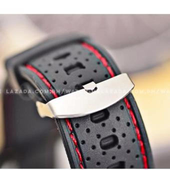 GT Men's Sports Racing Chronograph Style White Rim Black Silicone Strap Watch June 2018 - 5 GT Men's Sports Racing Chronograph Style White Rim Black Silicone Strap Watch - 5