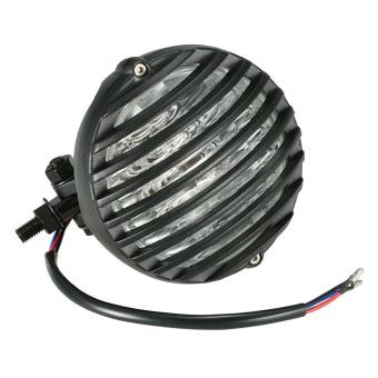 H4 12V 55W 5-inch Motorcycle Scalloped Headlight With GrilleLampshade For Or Harley Chopper Bobber - Intl June 2018 - 2 H4 12V 55W 5-inch Motorcycle Scalloped Headlight with GrilleLampshade for or Harley Chopper Bobber - intl - 2