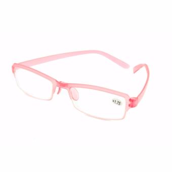 Half Rimless Reading Glasses + 1.75 With Case (Pink) June 2018 - 3 Half Rimless Reading Glasses + 1.75 with Case (Pink) - 3