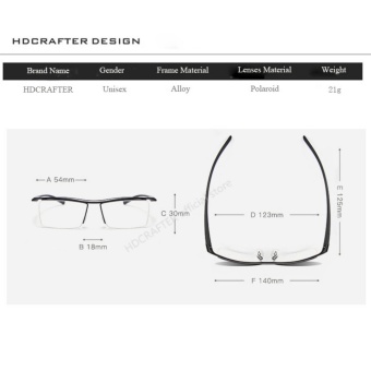 HDCRAFTER Eyewear Rimless Square Myopia Frame Glasses Frame Men Brand Comfortable Slip-resistant Eyeglasses Frames For Men E004 June 2018 - 3 HDCRAFTER Eyewear Rimless Square Myopia Frame Glasses Frame Men Brand Comfortable Slip-resistant Eyeglasses Frames for Men E004 - 3