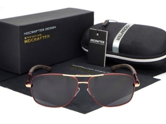 HDCRAFTER Luxury Retro Aviation Polarized Sunglasses Men Fashion Sun Glasses Men's Sunglasses Designer For Men Shades E012 June 2018 - 2 HDCRAFTER Luxury Retro Aviation Polarized Sunglasses Men Fashion Sun Glasses Men's Sunglasses Designer for Men Shades E012 - 2