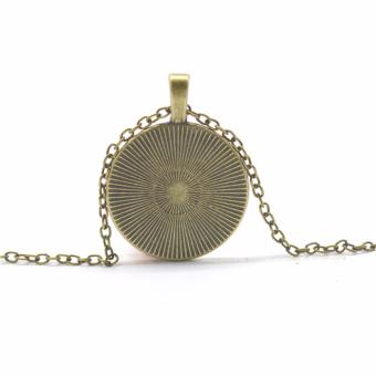 Hequ Bronze Silver Round Glass Necklace Steampunk Drama GravityFalls Mysteries BILL CIPHER WHEEL Time Gems Pendant Bronze - Intl June 2018 - 2 Hequ Bronze Silver Round glass Necklace Steampunk Drama GravityFalls Mysteries BILL CIPHER WHEEL Time Gems Pendant Bronze - intl - 2
