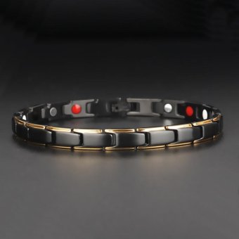 Hottime 4 In 1 Magnetic New Fashion Lovers' Jewelry Steel BlackGold Titanium Bracelet For Women And Men Never Fade Top-Quality10089 - Intl June 2018 - 4 Hottime 4 in 1 Magnetic New Fashion Lovers' Jewelry Steel BlackGold Titanium Bracelet For Women And Men Never Fade Top-Quality10089 - intl - 4