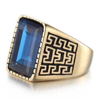 JOY 18 K Gold Man Ring Pattern Ring June 2018 - 2 JOY 18 k gold man ring pattern ring - 2