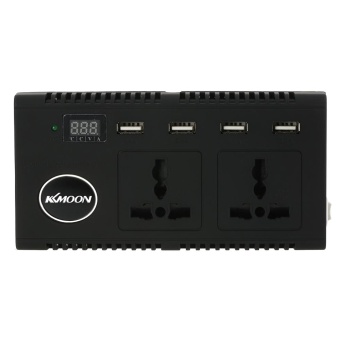 KKmoon 200W Car Inverter DC 12V To AC 220V 50Hz With 4 USB Ports / 2 AC Outlet / Voltage Display - Intl June 2018 - 3 KKmoon 200W Car Inverter DC 12V to AC 220V 50Hz with 4 USB Ports / 2 AC Outlet / Voltage Display - intl - 3