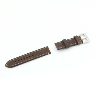 Leather Watch Band Strap Replacement Watch Belt 22mm For Man Or Woman (Brown) May 2018 - 2 Leather Watch Band Strap Replacement Watch Belt 22mm for Man or Woman (Brown) - 2