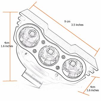 LED Owl Eyes 30W 6000K Motorcycle Headlight Lamp June 2018 - 2 LED Owl Eyes 30W 6000K Motorcycle Headlight Lamp - 2