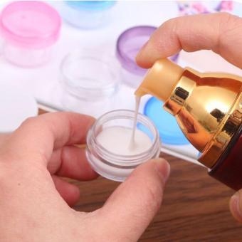 Leegoal 50 Pieces Travel Cosmetic Sample Containers 5 Gram PlasticPot Jars (White,Round) - Intl June 2018 - 5 leegoal 50 Pieces Travel Cosmetic Sample Containers 5 Gram PlasticPot Jars (White,Round) - intl - 5