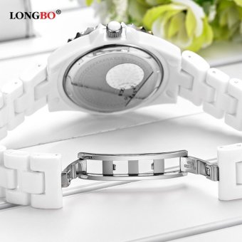 LONGBO Fashion Casual Ceramics Watchband Casual Anolog Women Ladies Girls Watch Wristwatch 80027 - Intl June 2018 - 3 LONGBO Fashion Casual Ceramics Watchband Casual Anolog Women Ladies Girls Watch Wristwatch 80027 - intl - 3