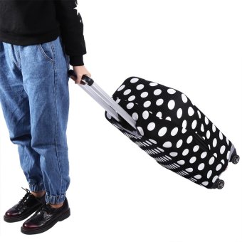 Luggage Elastic Dust-proof Protective Cover(Black White DotsXL26-28) - Intl July 2018 - 3 Luggage Elastic Dust-proof Protective Cover(Black White DotsXL26-28) - intl - 3