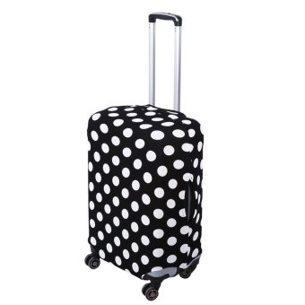 Luggage Elastic Dust-proof Protective Cover(Black White DotsXL26-28) - Intl July 2018 - 2 Luggage Elastic Dust-proof Protective Cover(Black White DotsXL26-28) - intl - 2