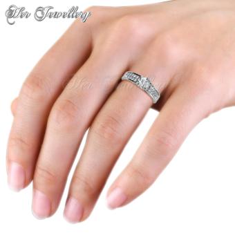 Lush Ring (White Gold) - Crystals From Swarovski June 2018 - 5 Lush Ring (White Gold) - Crystals from Swarovski - 5