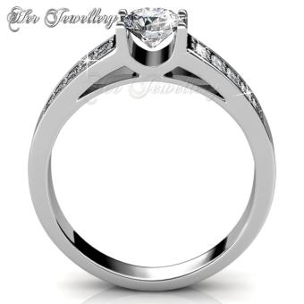 Lush Ring (White Gold) - Crystals From Swarovski June 2018 - 4 Lush Ring (White Gold) - Crystals from Swarovski - 4