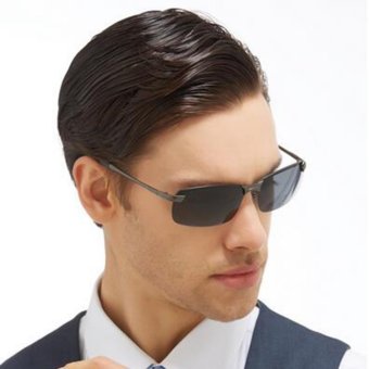 Men's Polarized 100%UV400 HD Night Vision Driving Glasses Aviator Sunglasses - Intl June 2018 - 2 Men's Polarized 100%UV400 HD Night Vision Driving Glasses Aviator Sunglasses - intl - 2