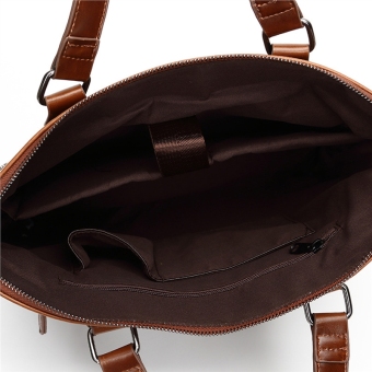 Men's PU Leather 14-Inch Laptop & Tablet Briefcase Shoulder Messenger Bag June 2018 - 3 Men's PU Leather 14-Inch Laptop & Tablet Briefcase Shoulder Messenger Bag - 3