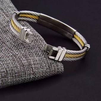 Men's Bracelet 3Rows Wire Chain Bracelets Bangles Fashion PunkStainless Steel Cross Bracelet Men Christian Men Jewelry June 2018 - 4 Men's Bracelet 3Rows Wire Chain Bracelets Bangles Fashion PunkStainless Steel Cross Bracelet Men Christian Men Jewelry - 4