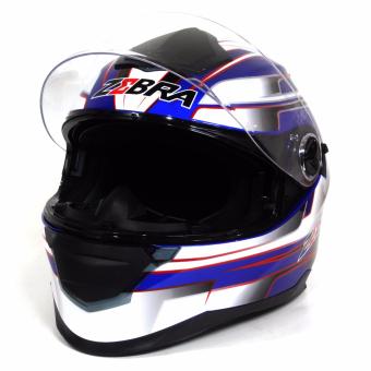 Motor Craze ZEBRA FF801 #24 Fullface Motorcycle Helmet (Navy Blue) June 2018 - 3 Motor Craze ZEBRA FF801 #24 Fullface Motorcycle Helmet (Navy Blue) - 3