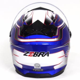 Motor Craze ZEBRA FF801 #24 Fullface Motorcycle Helmet (Navy Blue) June 2018 - 4 Motor Craze ZEBRA FF801 #24 Fullface Motorcycle Helmet (Navy Blue) - 4