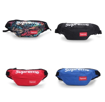 New Fashion Supreme Men And Women Waist Packs Unisex Sport Casual Bag Nylon Crossbody Bag Belt - Intl June 2018 - 3 New Fashion Supreme Men and Women Waist Packs Unisex Sport Casual Bag Nylon Crossbody Bag Belt - intl - 3