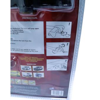 NFSC - Red X T-shape Universal Steering Wheel Lock June 2018 - 4 NFSC - Red X T-shape Universal Steering Wheel Lock - 4