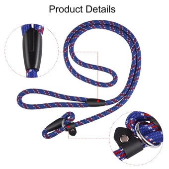 OH Best Soft Dog Training Leash Chew Resistant Nylon Ergonomic Anti Slip Grip Blue - Intl June 2018 - 3 OH Best Soft Dog Training Leash Chew Resistant Nylon Ergonomic Anti Slip Grip Blue - intl - 3