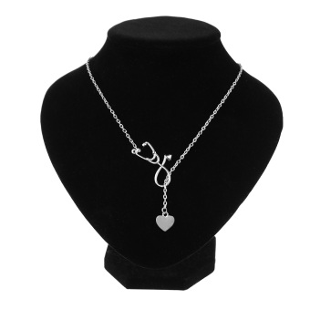 Okdeals 1 Pc 2017 Newest Medical Doctor Nurse Heart Stethoscope Cardiogram Pendant Chain Necklace Jewelry Pendant Necklace June 2018 - 3 Okdeals 1 Pc 2017 Newest Medical Doctor Nurse Heart Stethoscope Cardiogram Pendant Chain Necklace Jewelry Pendant Necklace - 3