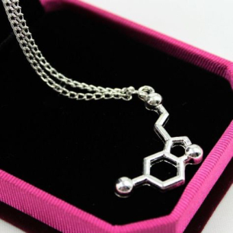 Okdeals 1PC DNA Necklace Serotonin Biochemistry Molecule Necklace&Pendants For Women Nice Jewerly Gift June 2018 - 3 Okdeals 1PC DNA Necklace Serotonin Biochemistry Molecule Necklace&Pendants For Women Nice Jewerly Gift - 3