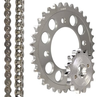 Osaki Fury 125 (4Holes) Revo 14-34x420x110 Chain Set (Chrome) June 2018 - 2 Osaki Fury 125 (4Holes) Revo 14-34x420x110 Chain Set (Chrome) - 2