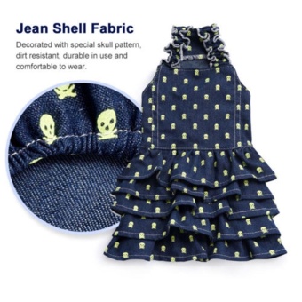 Pet Puppy Dog Dress Skull Print Tiered Dress Tutu Skirts Pet Tutu Skirts Size M - Intl June 2018 - 3 Pet Puppy Dog Dress Skull Print Tiered Dress Tutu Skirts Pet Tutu Skirts Size M - intl - 3