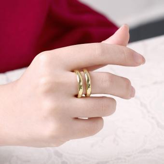 Popcorn R064-A Korea Bicyclic Opening & Adjustable WeddingRing(Gold) June 2018 - 5 Popcorn R064-A Korea Bicyclic Opening & Adjustable WeddingRing(Gold) - 5