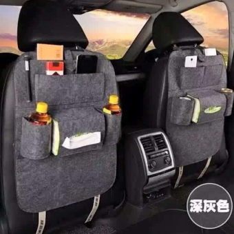 Portable Car Backseat Organizer Set Of 2 (Grey) April 2018 - 4 Portable Car Backseat Organizer Set of 2 (Grey) - 4